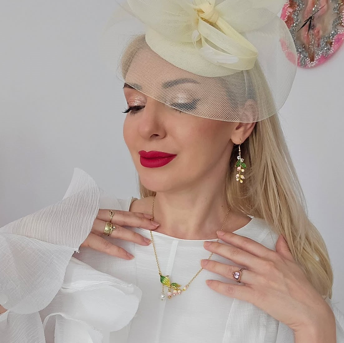 Lily Of The Valley Pearl Necklace