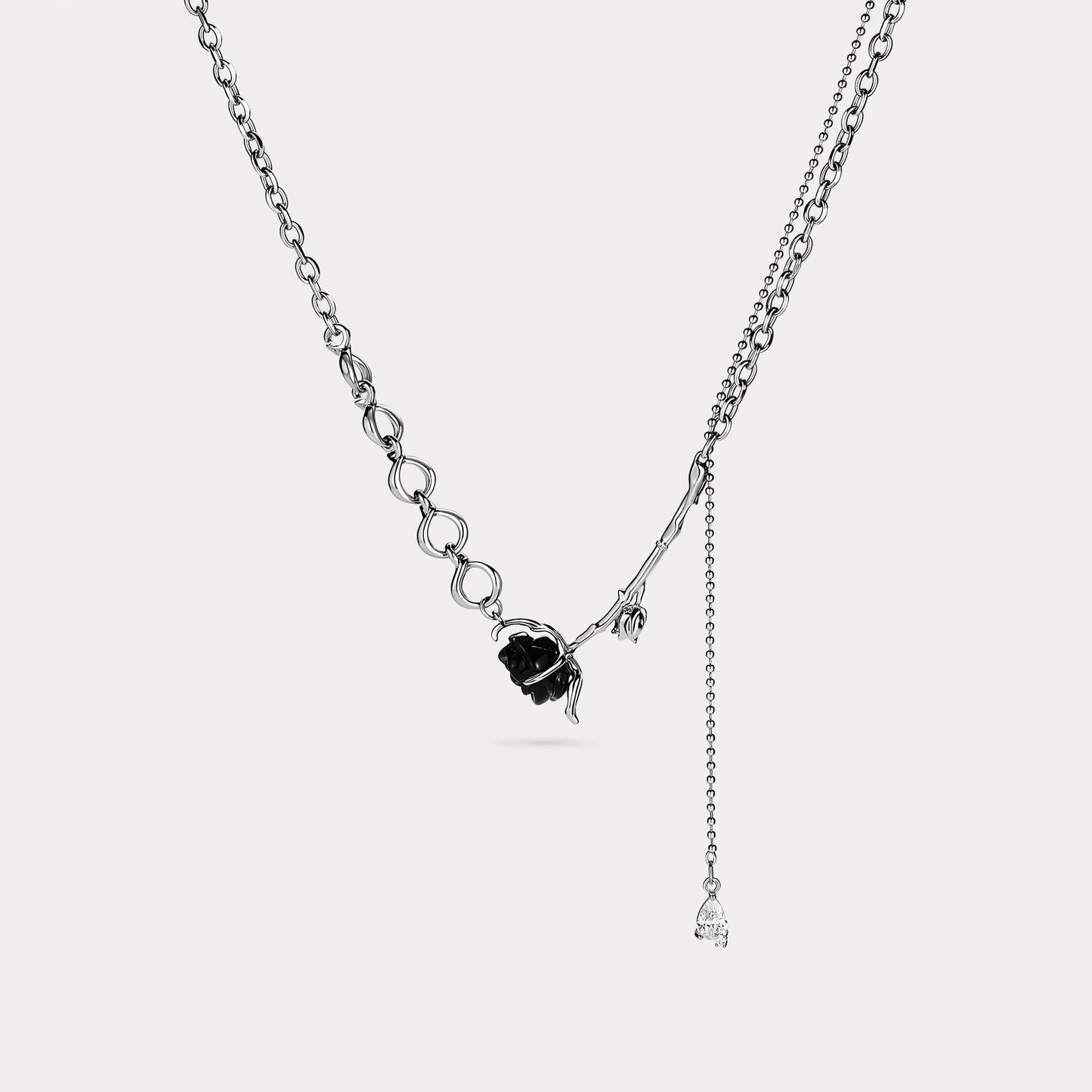 Black Rose Necklace