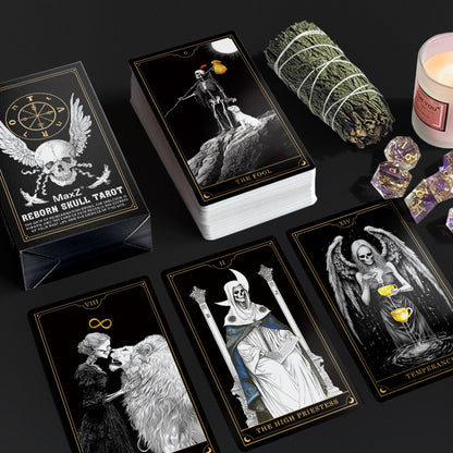 💀🖤Despierta tu espíritu con el Tarot Calavera Renacida ⚰️🔥