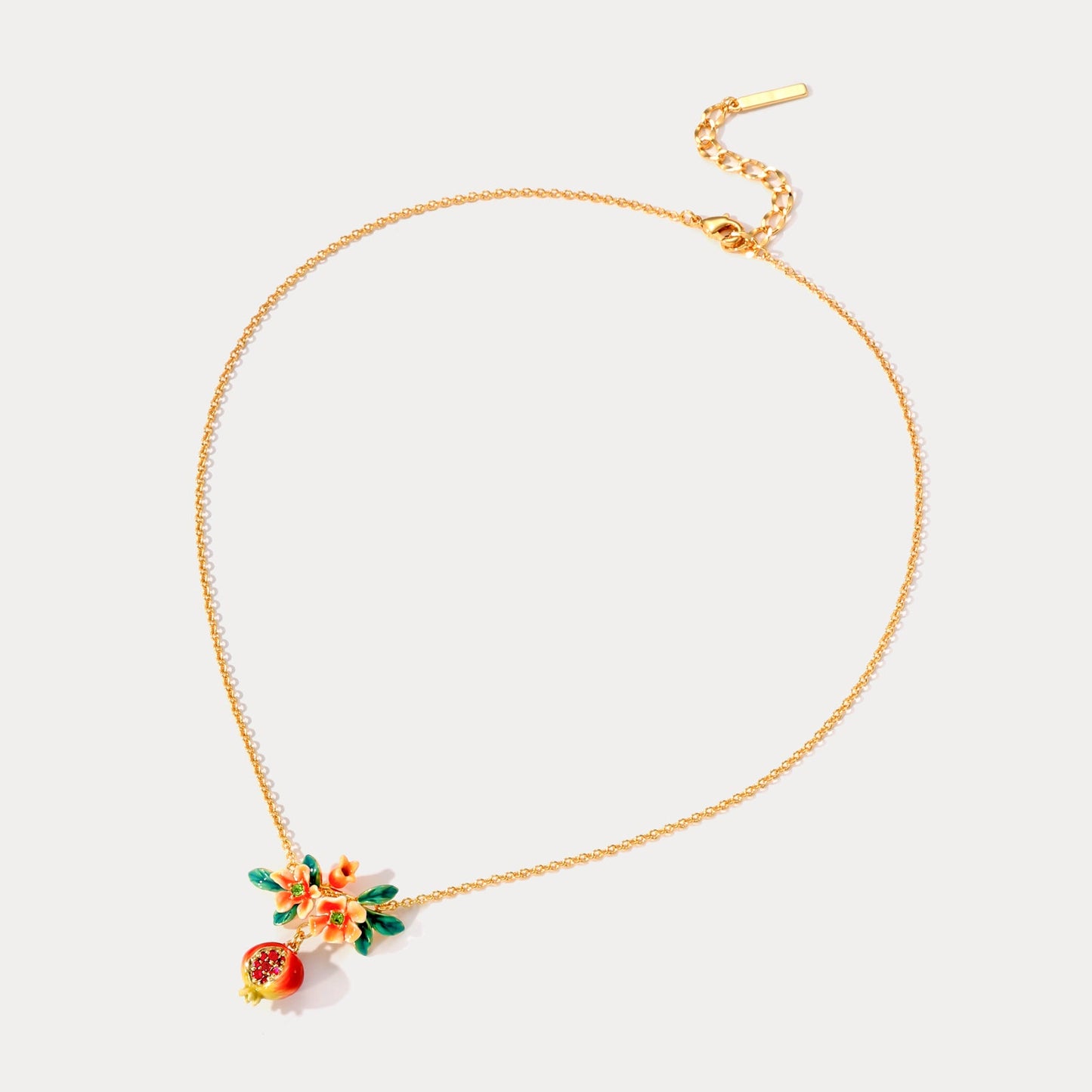Pomegranate Flower Necklace