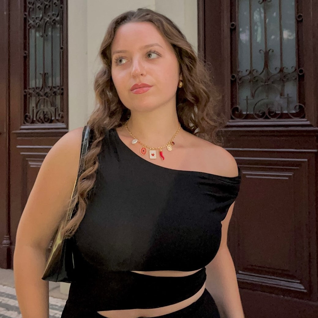 Queen's Card Charm Necklace