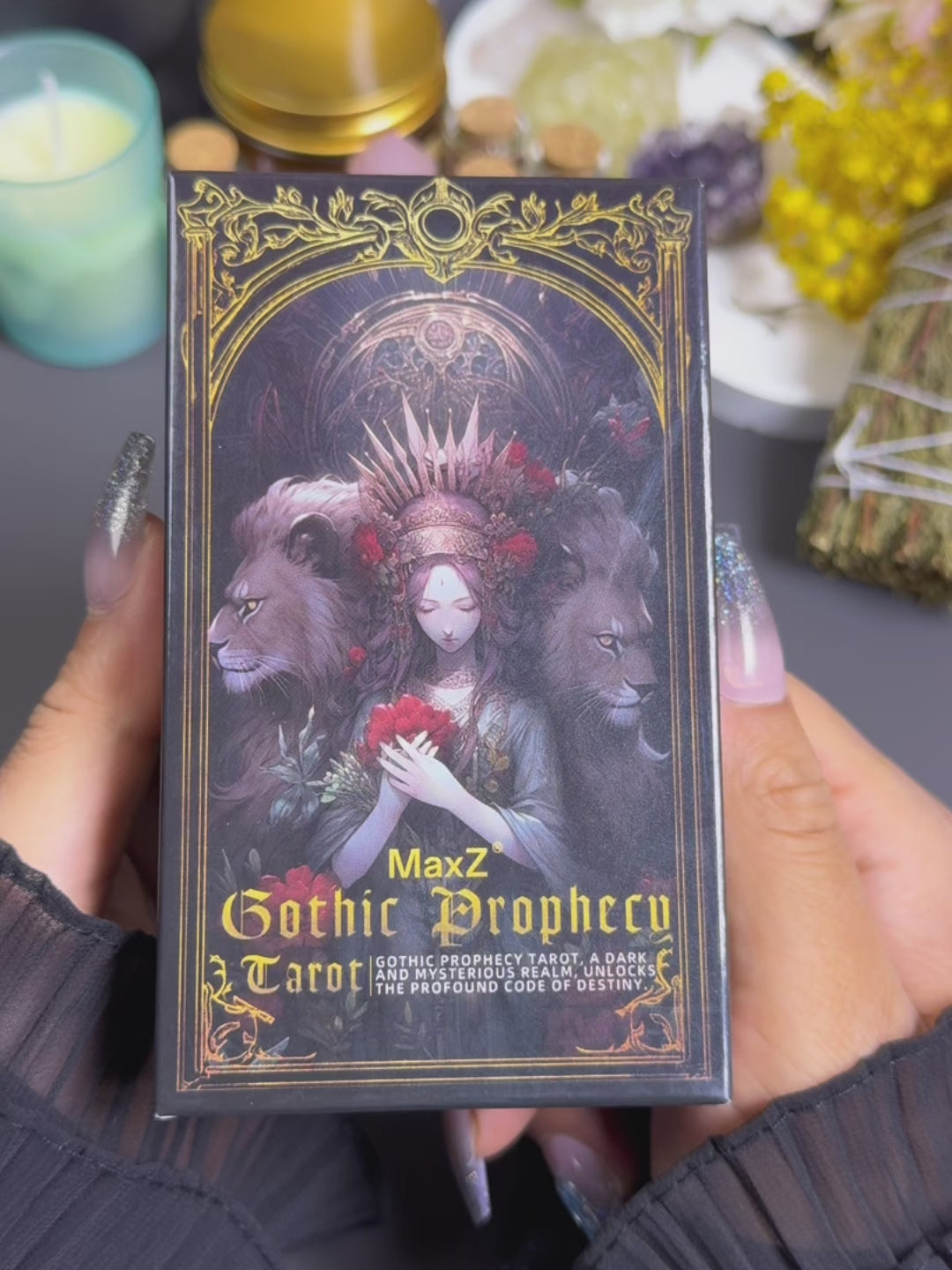 Gothic Prophecy Tarot Deck 78 Cards 12x7cm Premium 400gsm PDF