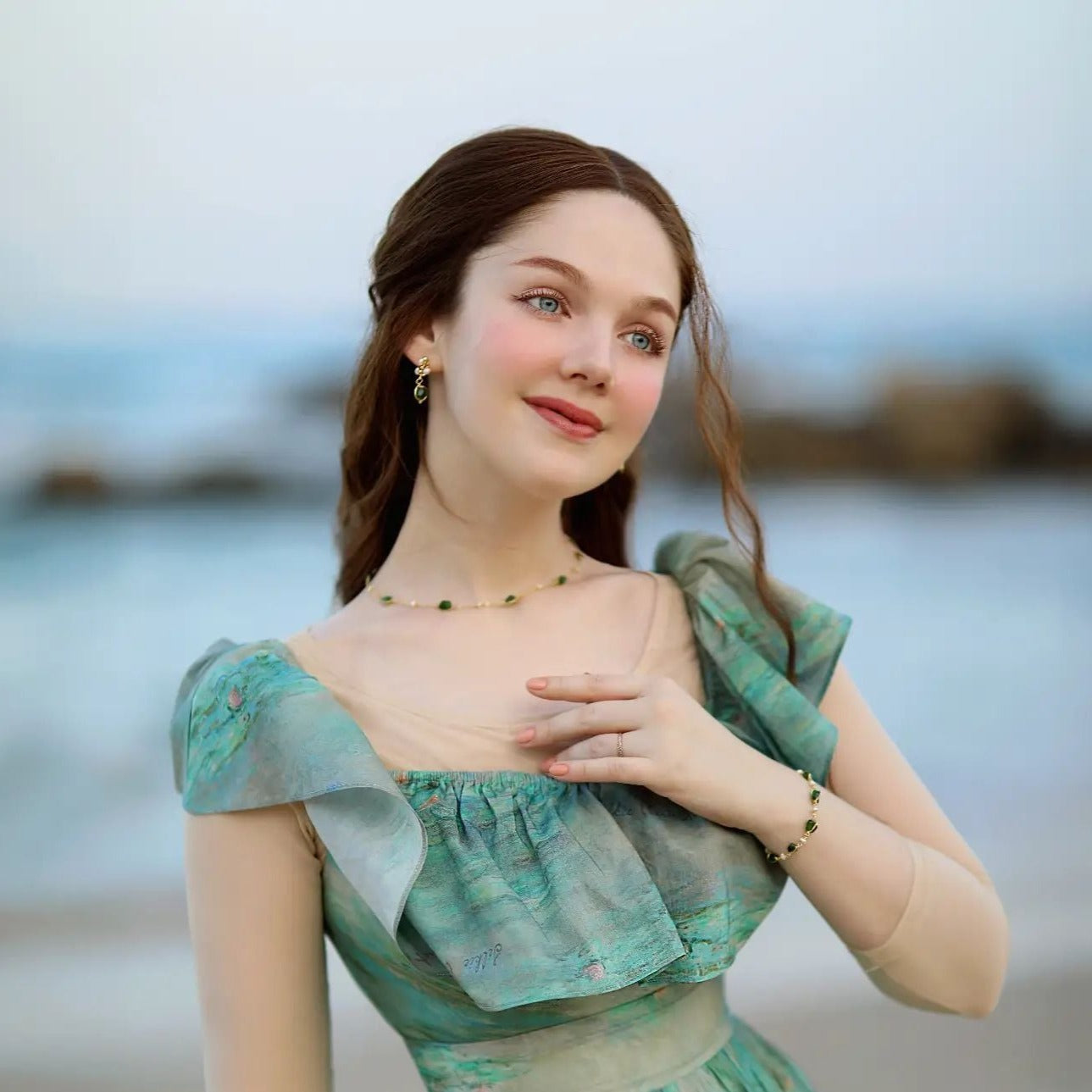 Healing Crystal Station Beaded Necklace