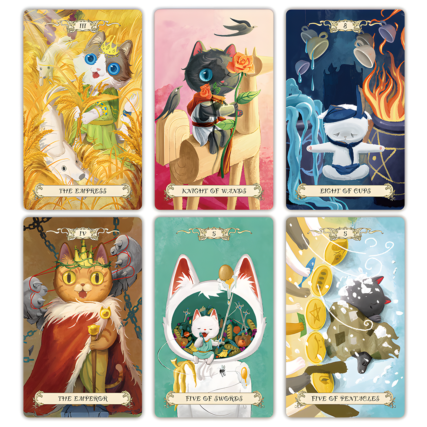 Fantasy Cat Kingdom Tarot