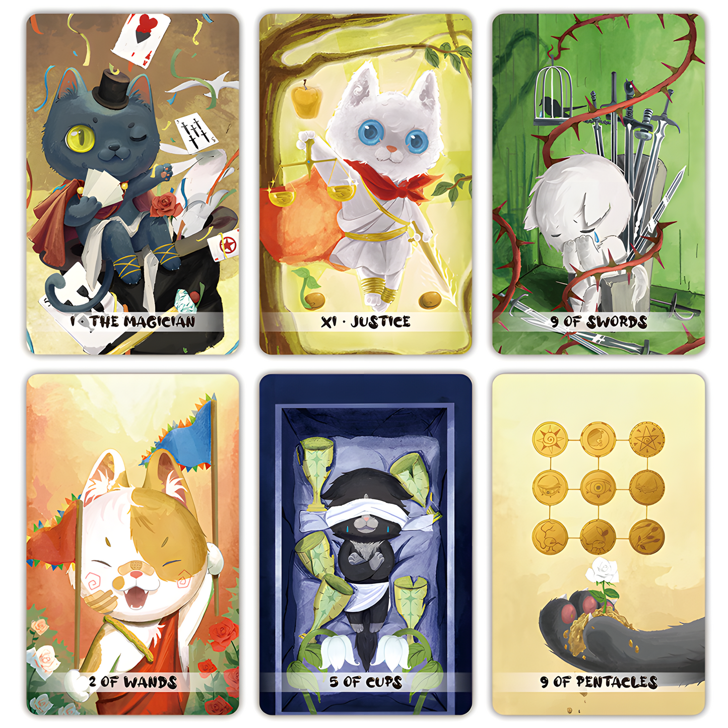Fantasy Cat Kingdom Tarot