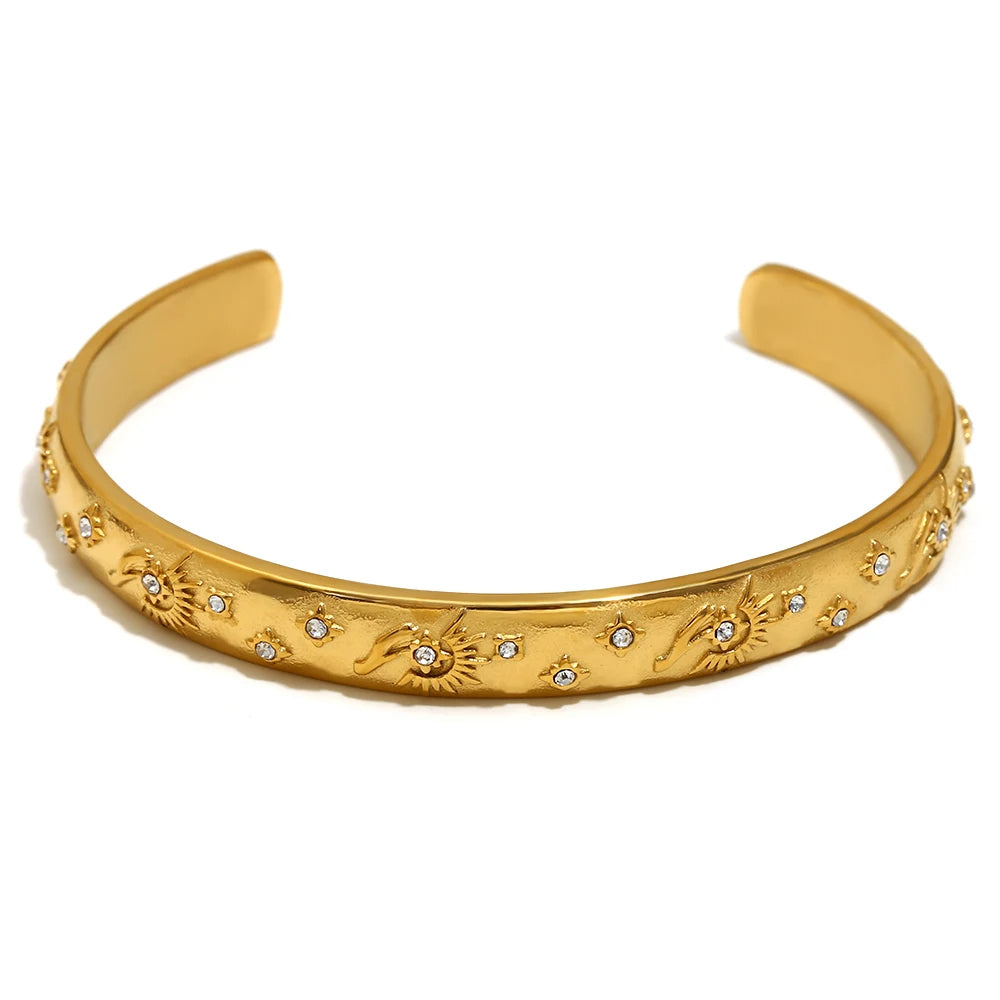 Tarot Card  Cuff Bracelet Gold | Silver