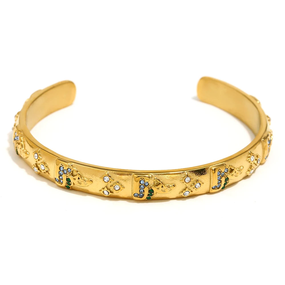 Tarot Card  Cuff Bracelet Gold | Silver