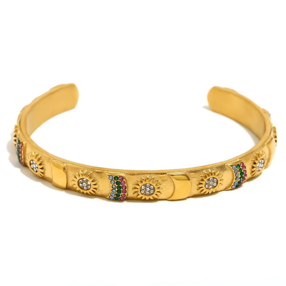 Tarot Card  Cuff Bracelet Gold | Silver