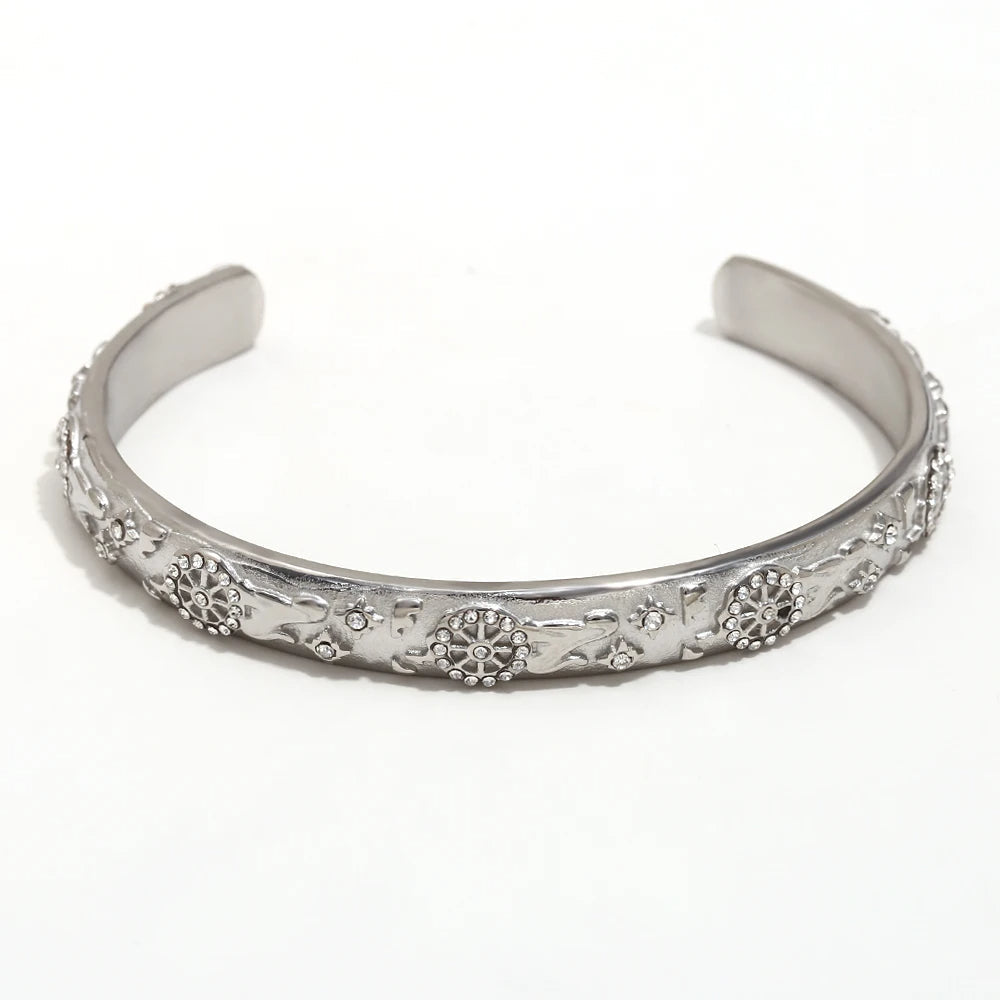 Tarot Card  Cuff Bracelet Gold | Silver