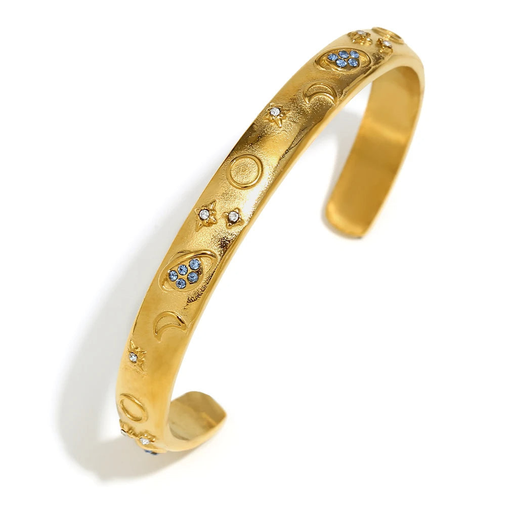 Tarot Card  Cuff Bracelet Gold | Silver