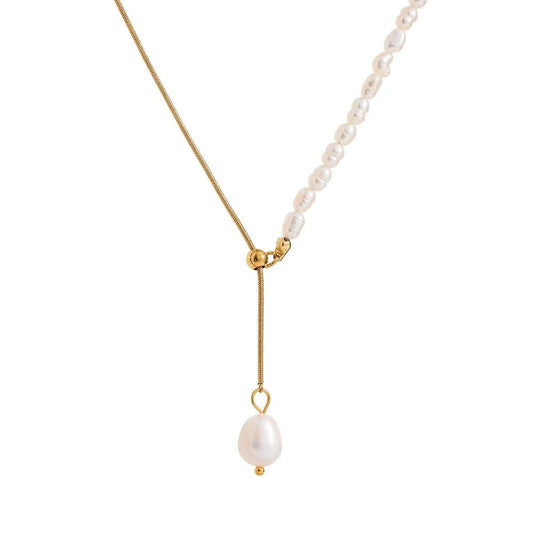 Free and harmony - Necklace with Natural Pearls