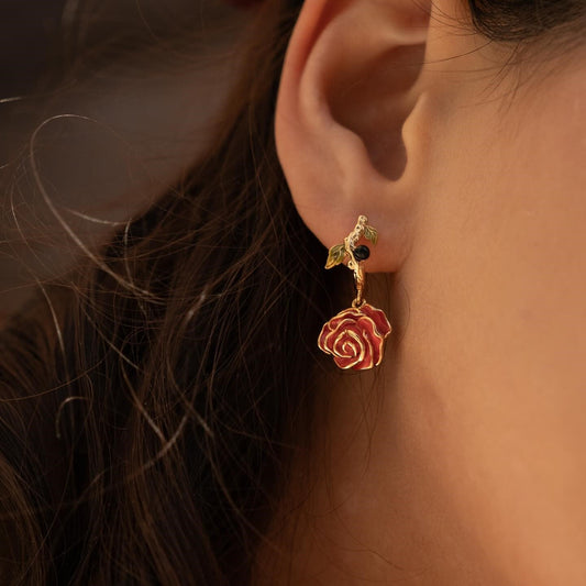 Rose Earrings