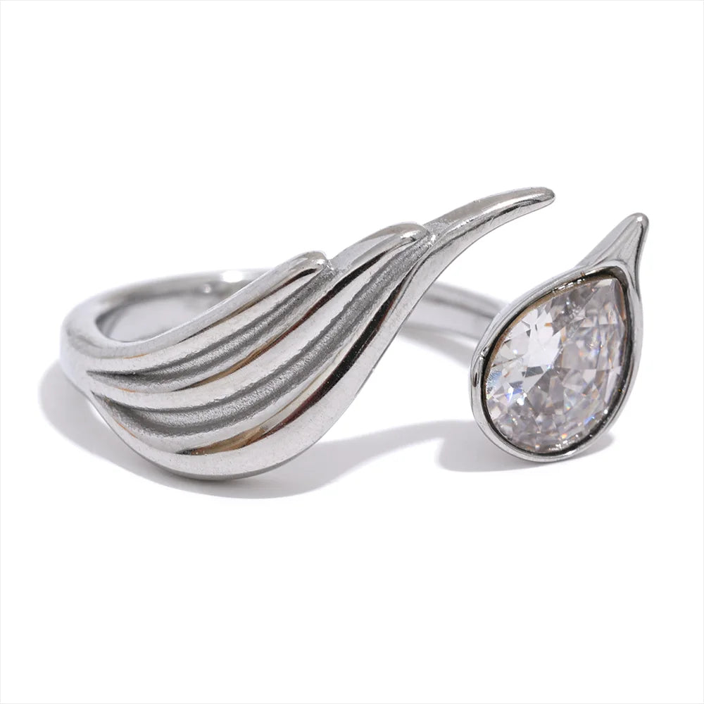 Wings of Light – Adjustable Ring  Gold / Silver