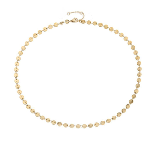 Disc Chain Choker Gold/Silver for Women